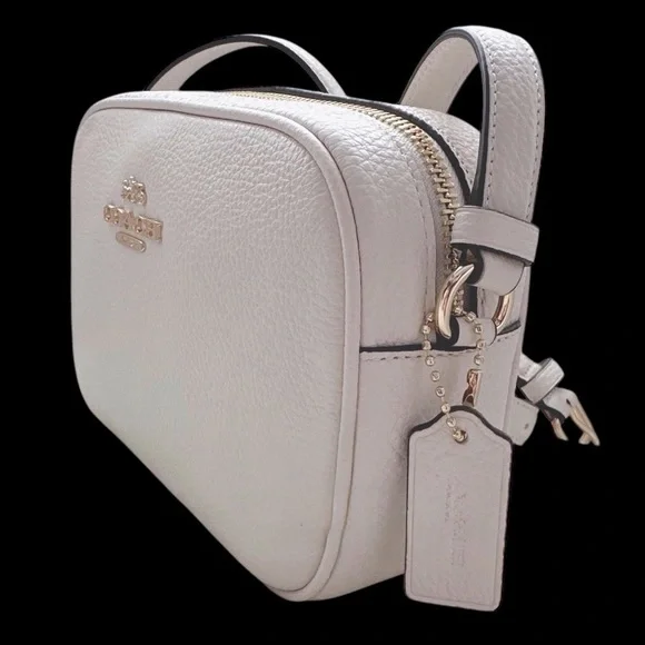 Coach Mini Jamie Camera Bag in Chalk and Gold. - Picture 8 of 13